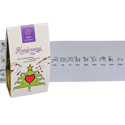 Karácsonyi tea könyv szarvas